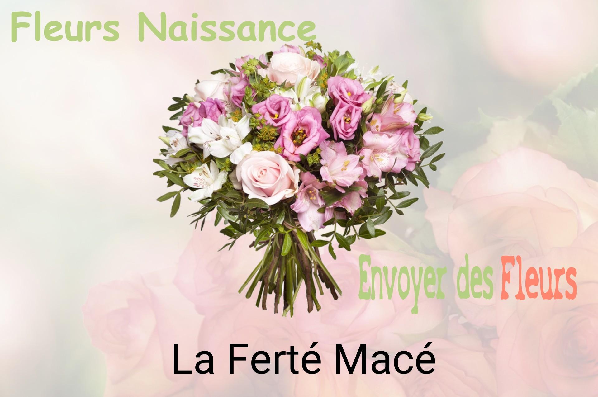 Bouquet de fleurs de naissance livré à La Ferté-Macé